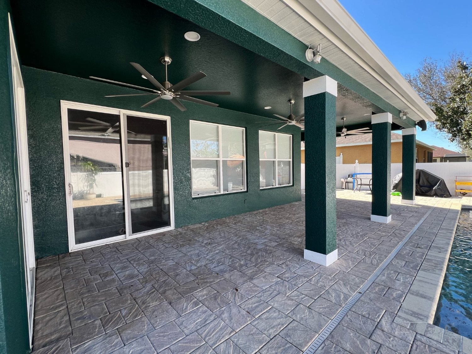 Exterior repaint and trim repair