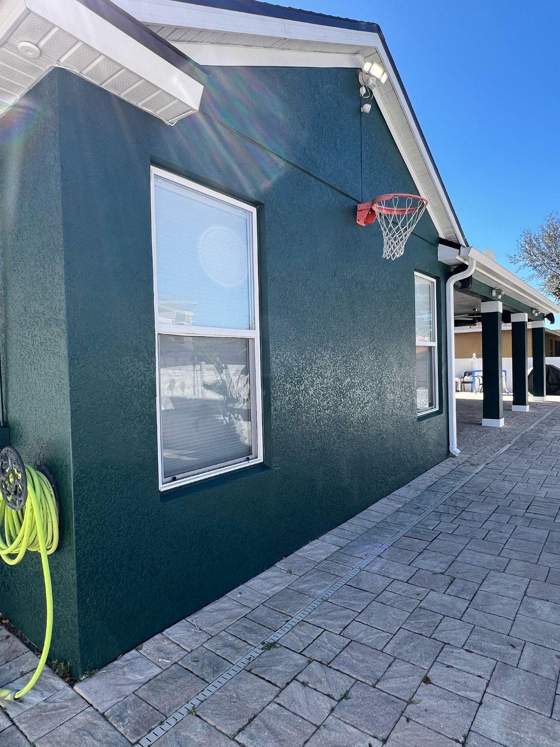 Exterior repaint and trim repair