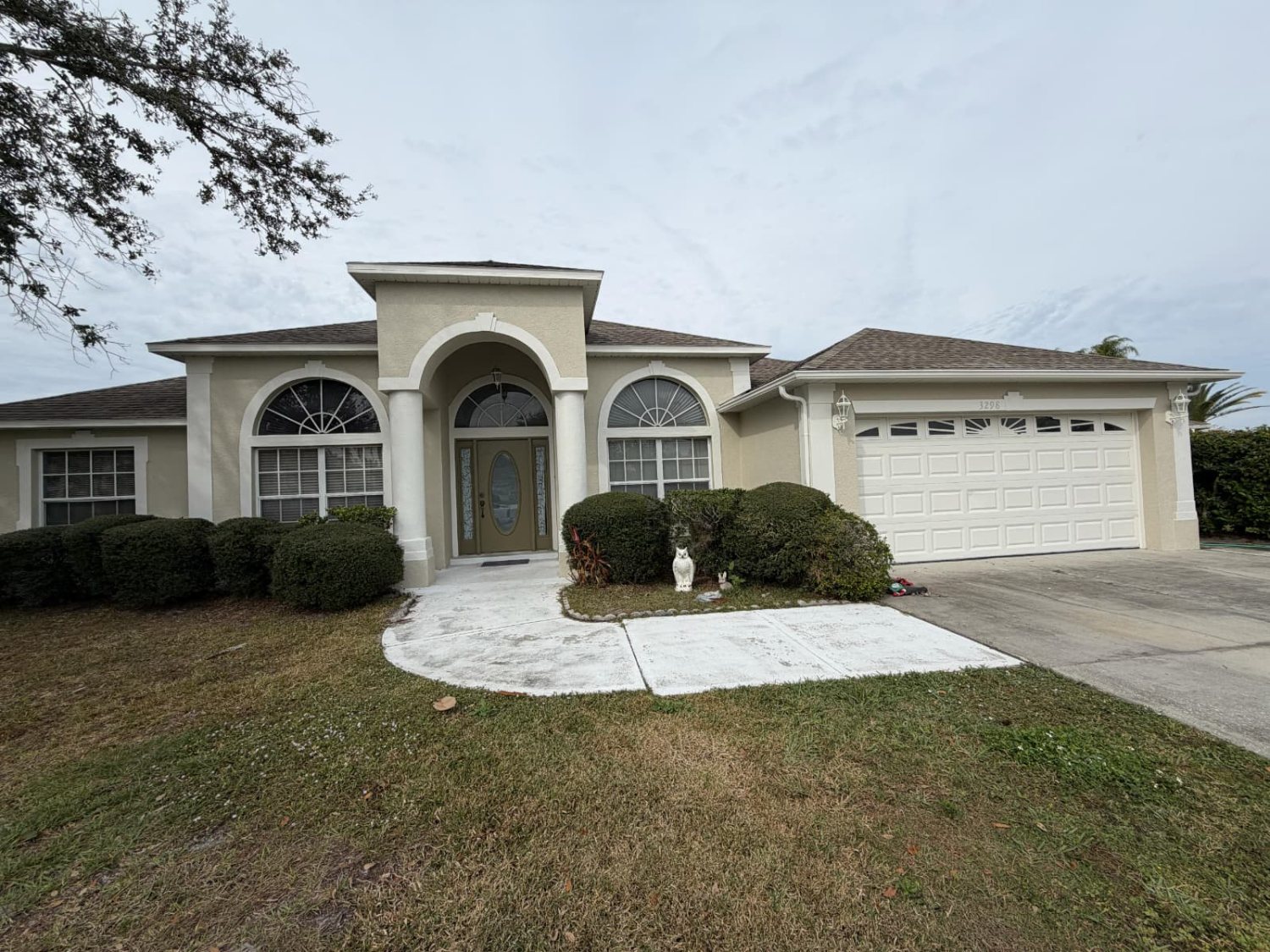 Exterior repaint, lakeside home